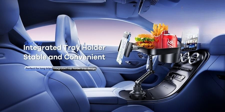 Remax Car Cup Holder RM-C48 Multipurpose Car Cup Holder Tray Remax Car Cup Holder RM-C48 Multipurpose Car Cup Holder Tray